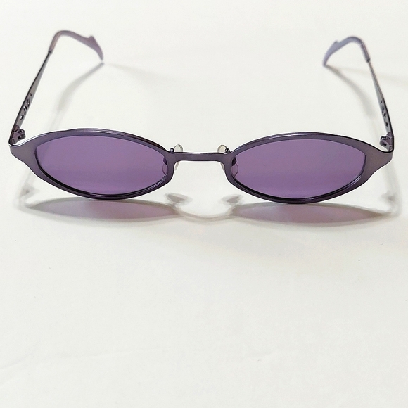 Martine Sitbon NWOT Unisex Silver/Lavender Frame With Same Lenses Sunglasses - Picture 1 of 10